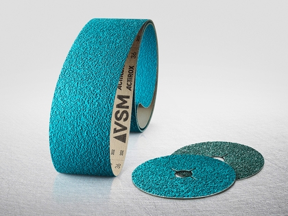 Nuevo disco de fibra con grano abrasivo triangular para aceros no aleados