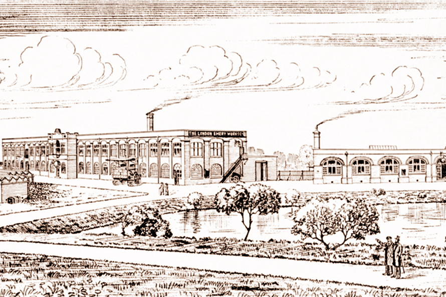 La filial de VSM «London Emery Works» en 1904